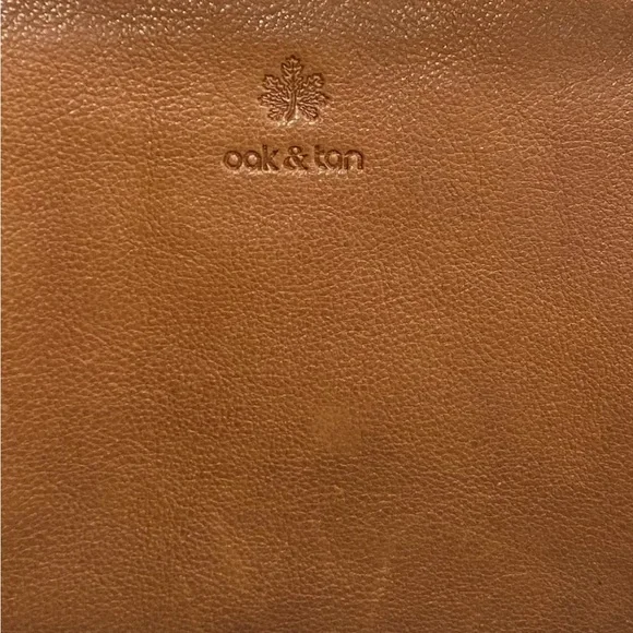 🆕 VILENCA Holland Natalia Crossbody Purse Clutch Cognac Triple Compartment NIB - Picture 13 of 14